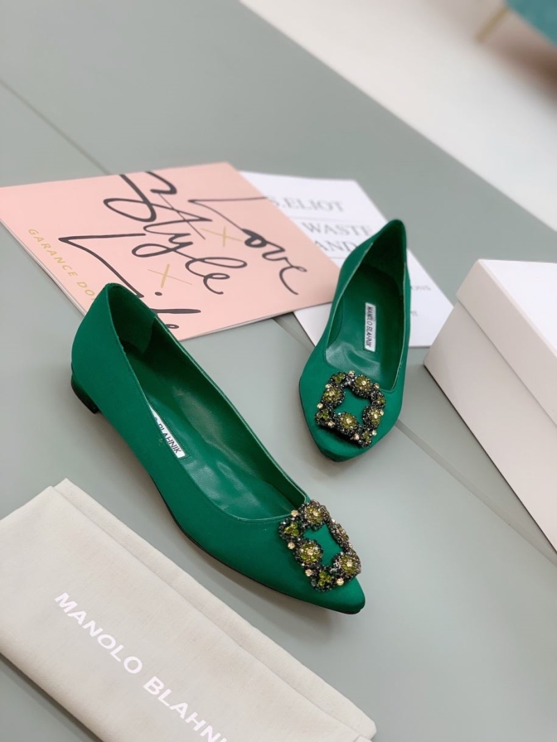 Manolo Blahnik flat shoes